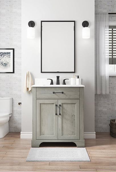 30in. vanity<br>single sink